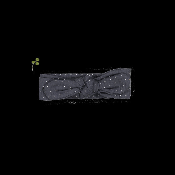 the-printed-headband-steel-dot Lovely Littles - Sophia's StyleHeadband-1